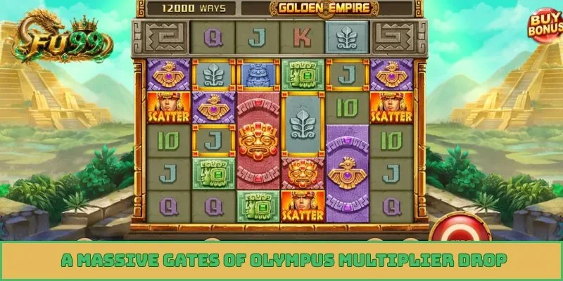 A massive Gates of Olympus multiplier drop