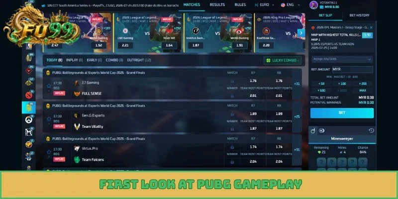 First look at PUBG gameplay
