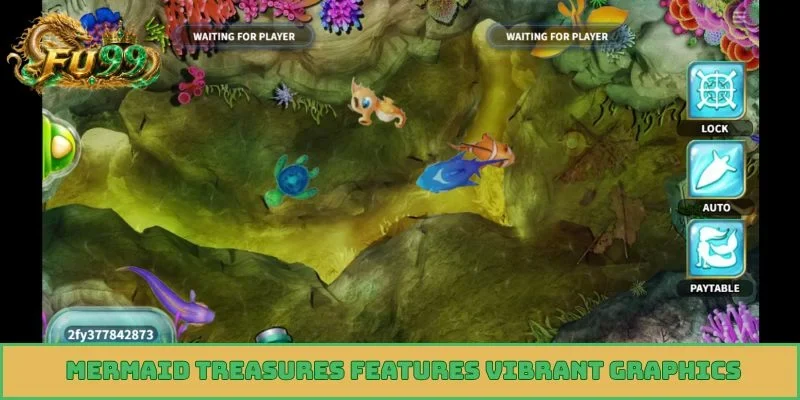 Mermaid Treasures features vibrant graphics